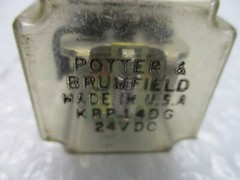 POTTER & BRUMFIELD KRP14DG RELAY 24VDC NSNP