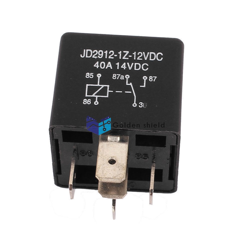 5Pcs JD2912 5 Pins SPDT Vehicle Car Security Power Relay DC12V Coil 40AKd