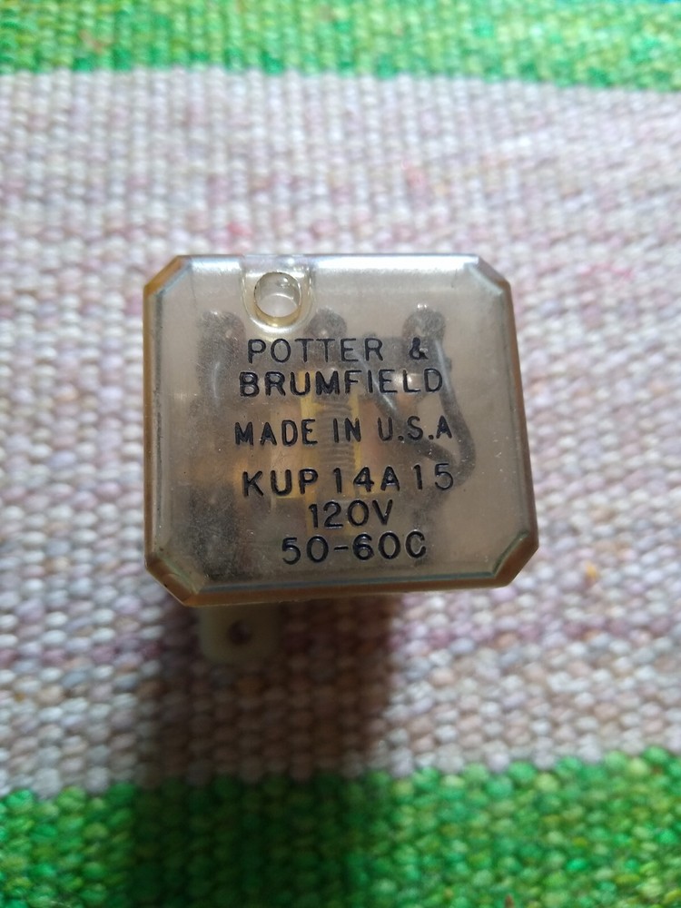 POTTER & BRUMFIELD KUP-14A15-120 RELAY 120V