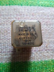 POTTER & BRUMFIELD KUP-14A15-120 RELAY 120V