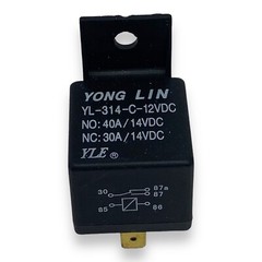 YLE Yong Lin Automotive Relay YL-314-C-12VDC – New Old Stock – 5 Pin