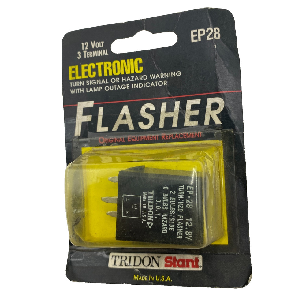 Tridon EP28 Electronic Flasher Relay 12V 3-Terminal – Lot of 2