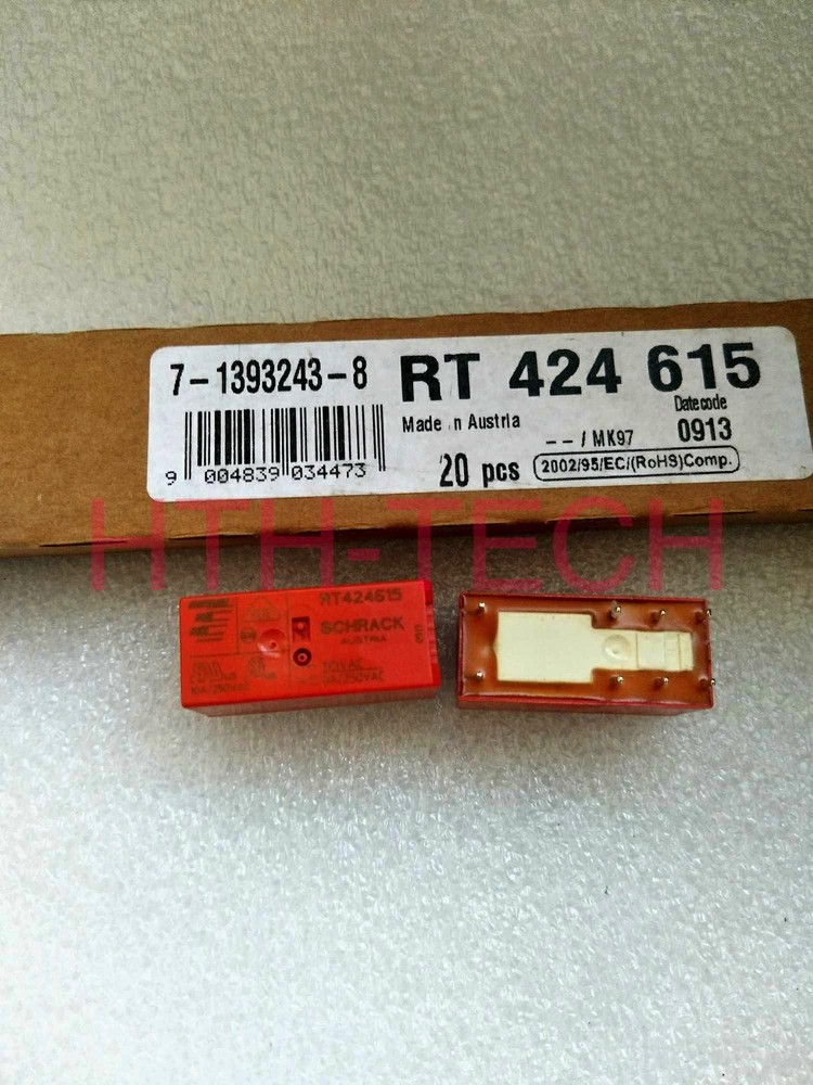 RT424005 RT424012 RT424024 RT424615 RT424024F Power Relay 8A 250VAC x 10pcs