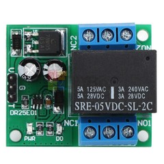 DC 5V Double Pole Double Throw DPDT Self-locking Bistable Relay Module 6V-24V