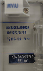 ALSTOM MVAJ051JA0800A TRIPPING RELAY