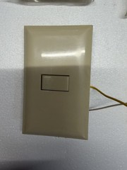 TouchPlate Relay Replacement Switch One (1) Gang Ivory Switch.