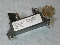 CII Technologies PD10AA57 Relay, SPST-NO 0421 Rating 10 Amp, 320VDC, Coil 12VDC