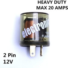 High Performance 2-Pin 12V Flasher Relay – Plug & Play Design for Easy Setup