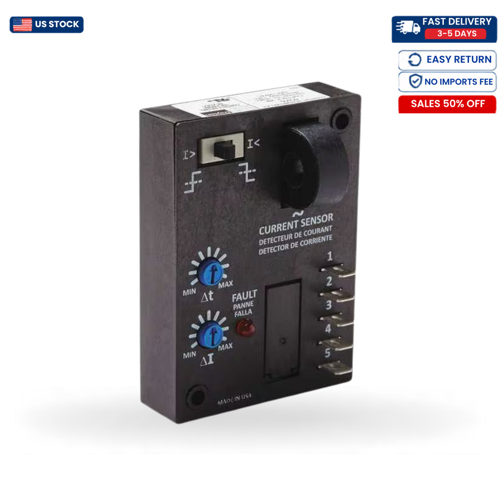 Dayton 6C055 Current Sensing Relay 2–20A 120VAC SPDT 4-Pin