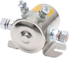 Upgrade Max 300A Peak Instant Current 12 Volt Solenoid Nickel-Plating for Golf C