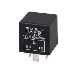3Pins Flasher Relay Flasher Relay LED Light Indicator Relay Flasher with Switch…