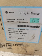 GENERAL ELECTRIC NGV19A2A Under Voltage Relay