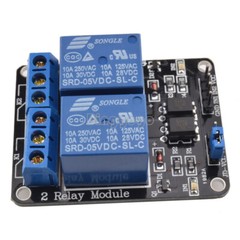 5V Two 2 Channel Relay Module +Optocoupler For PIC AVR DSP ARM For Arduino