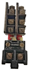 JoslynClark Sylvania Slim Jim Relay Type 7305-PMS 5SRR KPMA-1 Red Rod 10A 600VAC
