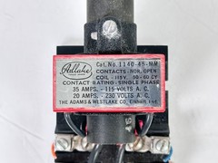 Adlake 1140-45-MM Relay Westlake NO 115V 35 AMPS 115V 20 AMPS 230 V Single Phase
