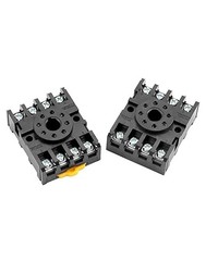 8 Pins Relay Socket, 10 Pack 600 V 10 Amp Octal Socket with Pres Size: 10 Pack