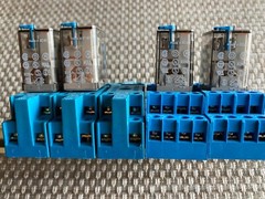 FINDER ALL PURPOSE RELAY 55.32 55.34 Coil 24 VDC 10A / 7A 250 VAC DIN RAILS