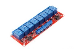 8-Channel Relay Module High Low Level Trigger OPTO-Isolat Style: 8-Channel 24V