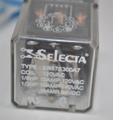 NEW SELECTA SR67S300A7 – 10 Amp – 240 VAC Relay – 28 VDC – 11 Pin Octal