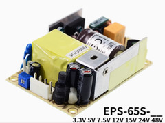 1PC NEW MEAN WELL Power supply EPS-65S-3.3/5/7.5/12/15/24/48V 100-240VAC #LL