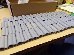 NEW 73 Electrobits, Grey End Cap Wide 16MM, ECW3GRY100 *FREE SHIPPING*