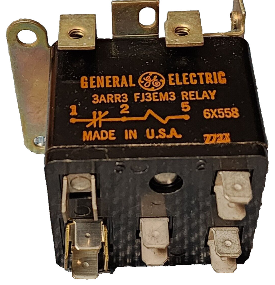 OEM GENERAL ELECTRIC 3ARR3-FJ3EM3 / 3ARR3FJ3EM3 Relay 6X558 – ”Made in USA”