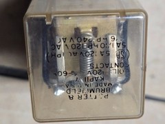 Potter & Brumfield KAP-11-Y Power Relay 120VAC DPDT w/ Socket