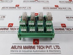 OMRON BRK 2CO-4 Relay Module 94V-0 SL1 BRM 4-24D-2B0 24VDC 0788W4 120 VAC