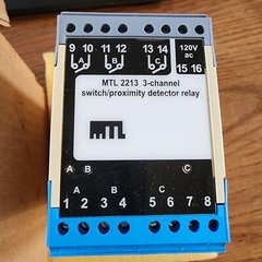 MEASUREMENT TECHNOLOGY MTL2213 3-Chanel SWITCH MTL 2213 PROXIMITY DETECTOR RELAY