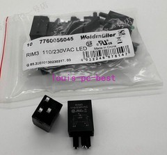 1 bag (10pcs) Weidmuller Relay LED module RIM 3 110/230VAC LED ，7760056045