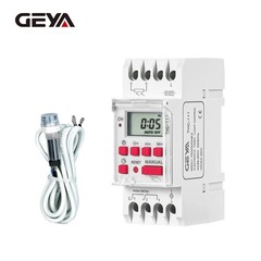 GEYA Light Control Weekly Programmable Timer Relay Switch AC85-250V & Photocell