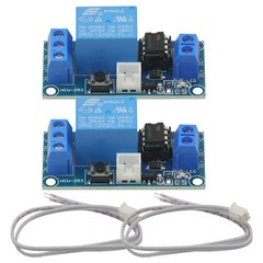2pcs 1 Channel DC 12V Latching Relay Module Touch Bistable Switch One Channel