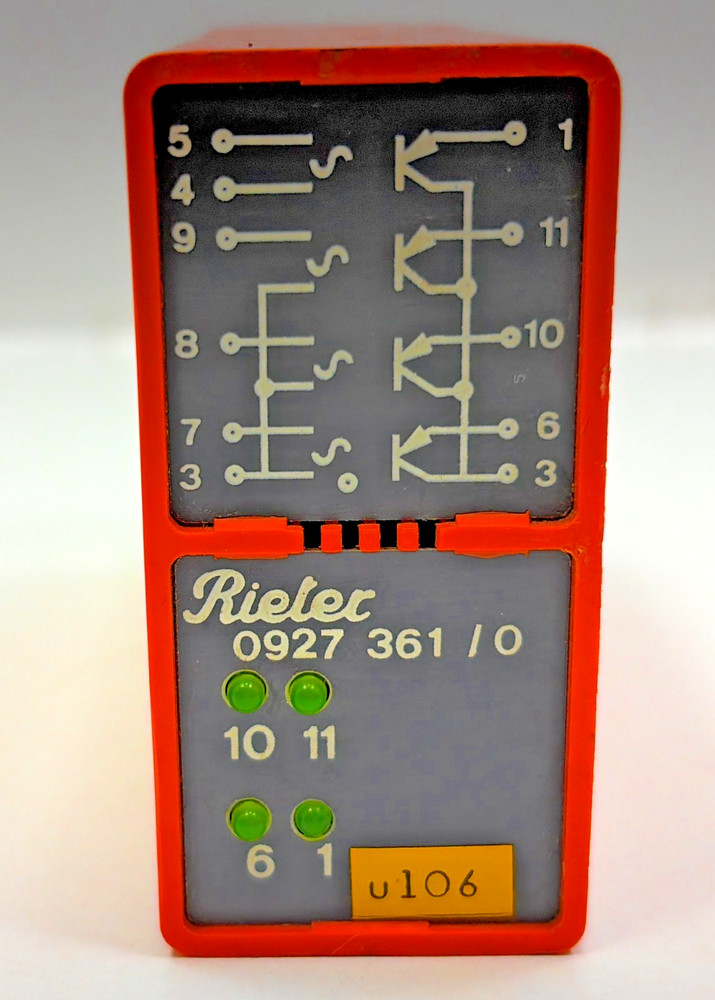 RIETER 0927 361/0 Relay Interface Module Industrial Automation PLC Relay