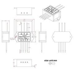 Reversing Relay Module for Motor Linear Actuator 12V 10A Switch Control