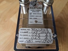 ALSTOM TYPE B1 RELAY / A62-543 / 56001-922-02 #1