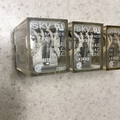 Sky SKMP-4C 14-Pin 6VAC Coil Relay Lot of 4 NOS