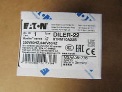 Eaton XTRM10A22B Mini Contactor Relay 2 N.O. – 2 N.C. DILER-22 New in Box