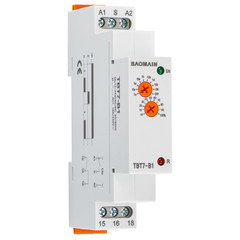 Multifunction Time Relay 16A DIN Rail Timer Relay, AC/DC 12–240V Wide Voltage, D