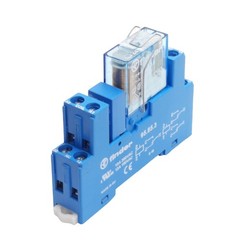 Finder 40.52S Relay W/ Socket & Interface, 1CO (SPDT), 8A 250VAC, 24VDC Coil
