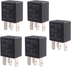 Waterproof SPST 4-Pin Relay Switch Set – Heavy Duty Electrical Components
