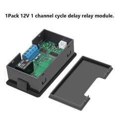 Automotive Digital Timer Relay Board DC 12V 20A 1500W Module with Dual Displa…