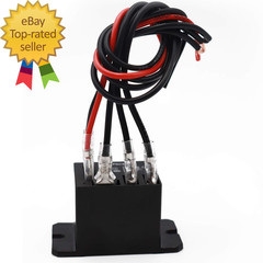 2PCS Power Relay DC12V Coil, 30A SPDT(1NO 1NC) with Flange Mounting and 10 Quick