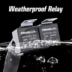 Primelux H4 Plug-and-Play Headlight Harness for LED Upgrade – Dual Relay Kit …