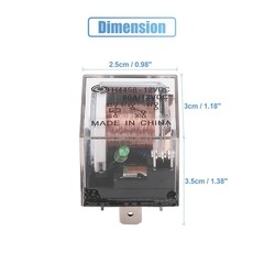 5 Pin 12V 80A Universal Car Vehicle LED Flasher Relay Fuse Relay Switch Power