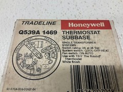 Honeywell Q539A 1469 Thermostat Subbase Q539A New