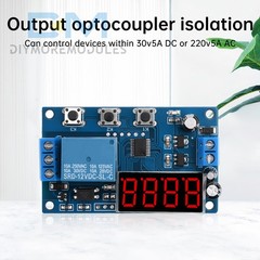 DC 12V LED Digital Delay Timer Control Switch Relay Module PLC Automation