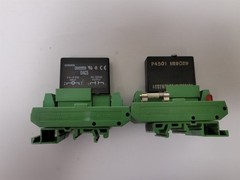 Lot of 2 Phoenix Contact UMK-SE 11,25 Connector w/ Gordos Crouzet OAC5 Module