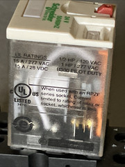 Schneider RPZF2 Relay Socket Base plus RPM21F7 Relay used – warranty