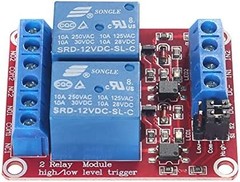 4pcs DC 12V Relay Module 2 Channel Relay Board with Optocoupler Support High or