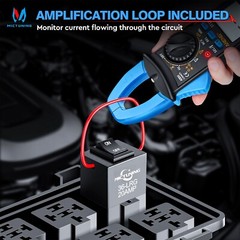 6PCS 9038A Relay Bypass Switch Kit with Amp Loop, Relay Bypass Master Switch Kit